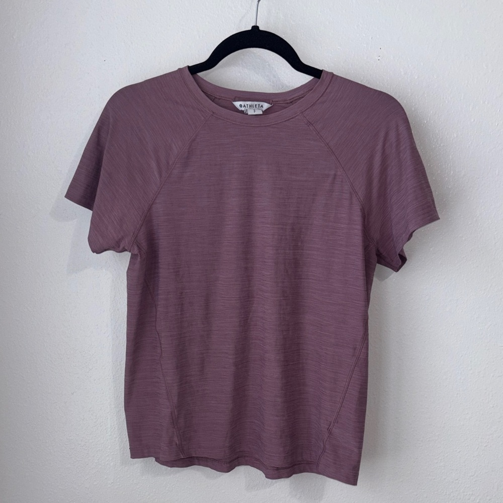 Athleta Short Sleeve Tee — Dusty Mauve